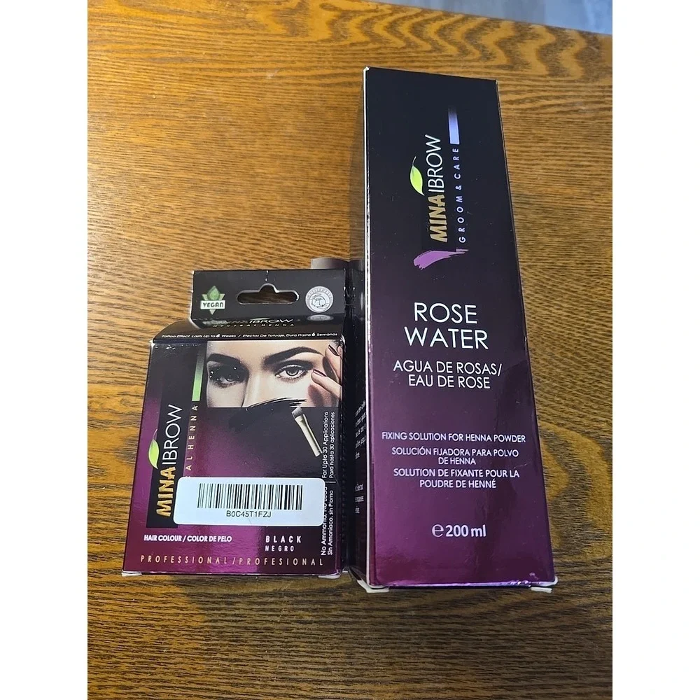 EYE BROW Tint Kit , Spot Coloring Brow‎ Tinting Powder (Black Negro)